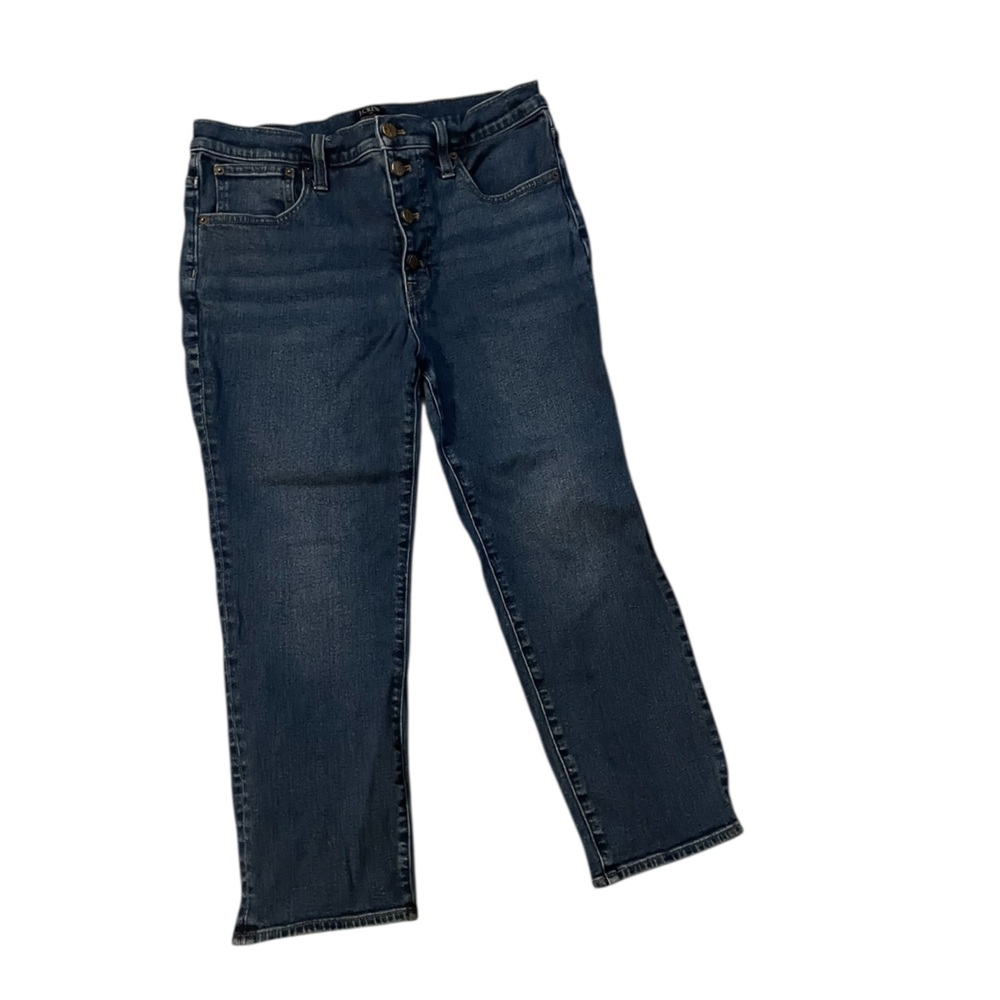 J.Crew 30P Essential Straight‎ Jeans Medium Wash